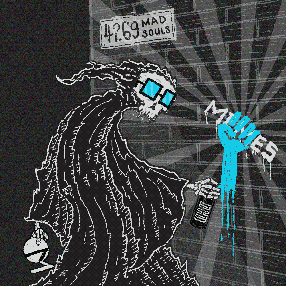 Memes Deth MAD About Crypto Street art Streetlab io